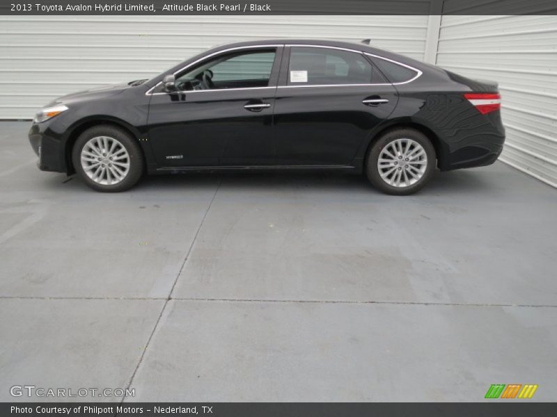  2013 Avalon Hybrid Limited Attitude Black Pearl