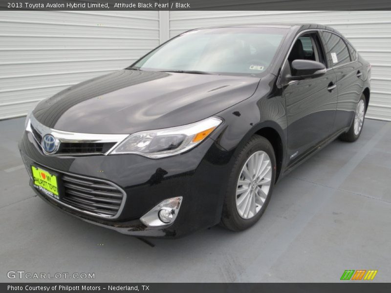 Attitude Black Pearl / Black 2013 Toyota Avalon Hybrid Limited