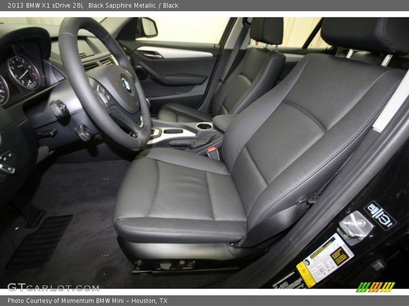 Black Sapphire Metallic / Black 2013 BMW X1 sDrive 28i