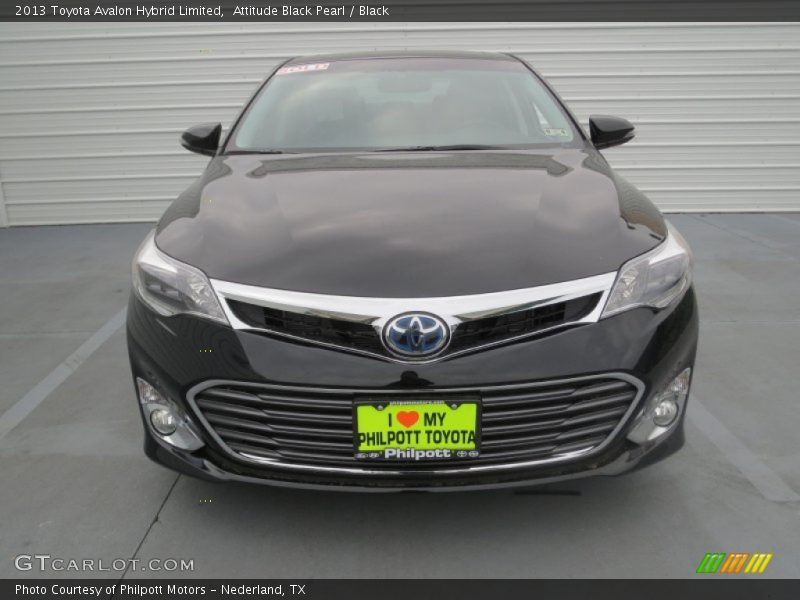 Attitude Black Pearl / Black 2013 Toyota Avalon Hybrid Limited