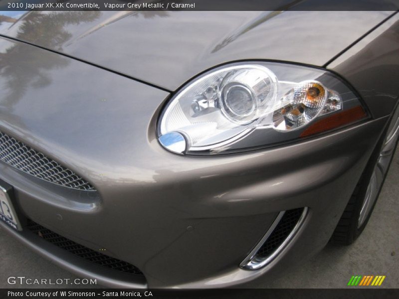Vapour Grey Metallic / Caramel 2010 Jaguar XK XK Convertible