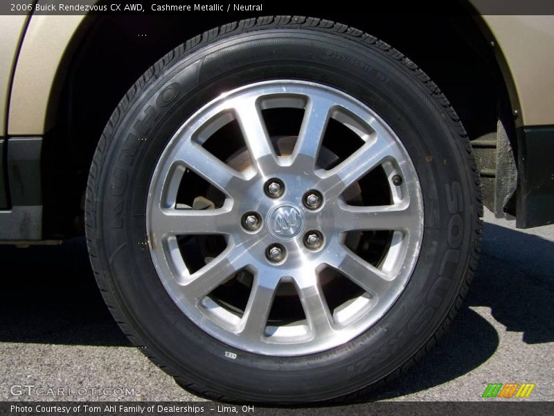 Cashmere Metallic / Neutral 2006 Buick Rendezvous CX AWD