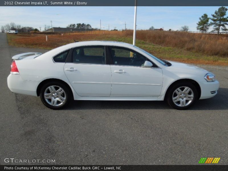 Summit White / Ebony 2012 Chevrolet Impala LT
