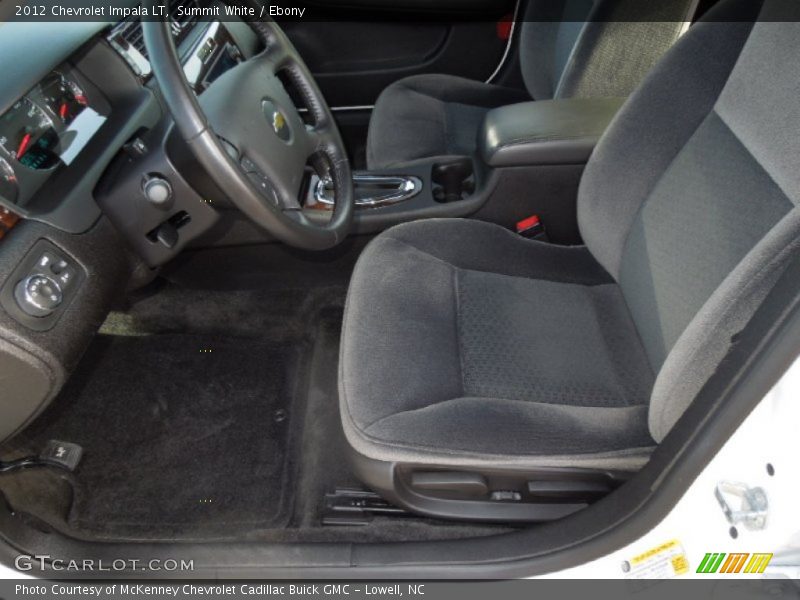 Summit White / Ebony 2012 Chevrolet Impala LT