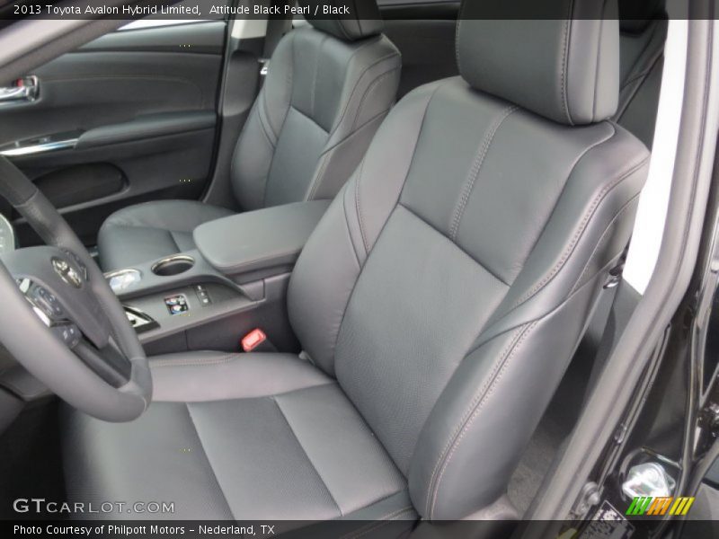Front Seat of 2013 Avalon Hybrid Limited