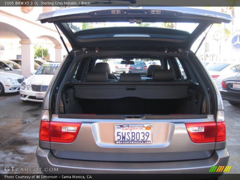 Sterling Grey Metallic / Black 2005 BMW X5 3.0i