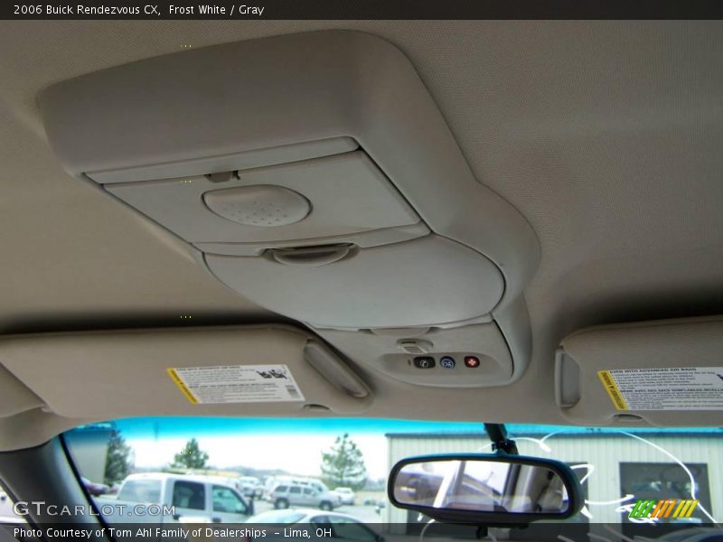 Frost White / Gray 2006 Buick Rendezvous CX