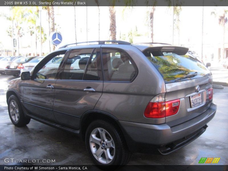 Sterling Grey Metallic / Black 2005 BMW X5 3.0i