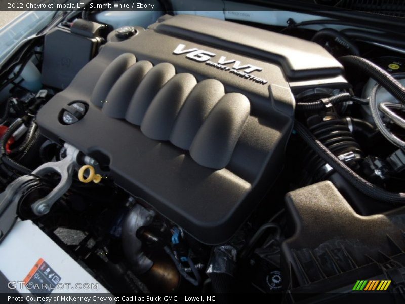 Summit White / Ebony 2012 Chevrolet Impala LT