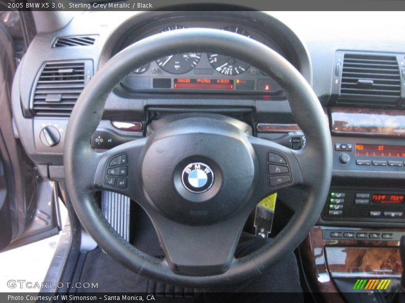 Sterling Grey Metallic / Black 2005 BMW X5 3.0i