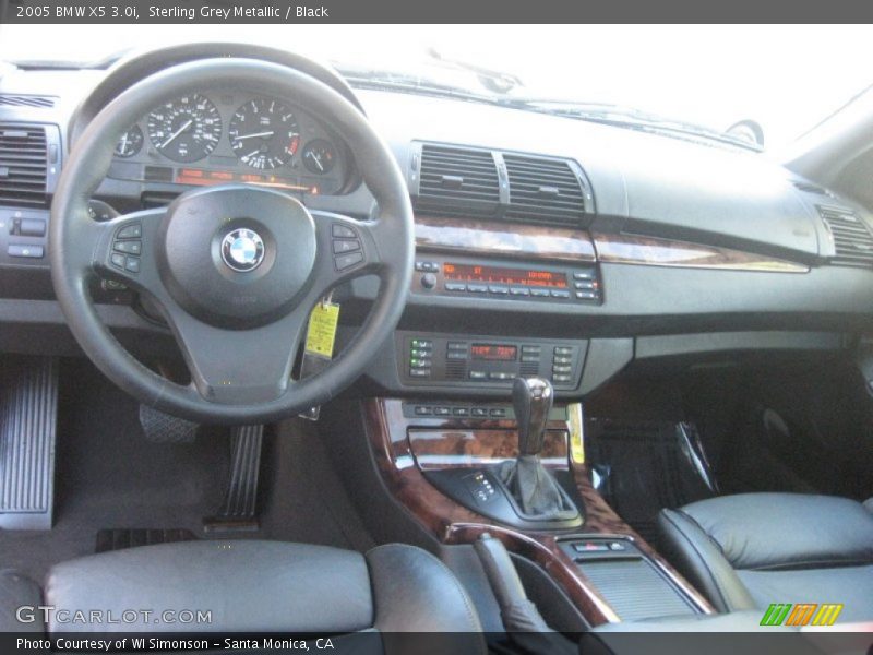 Sterling Grey Metallic / Black 2005 BMW X5 3.0i