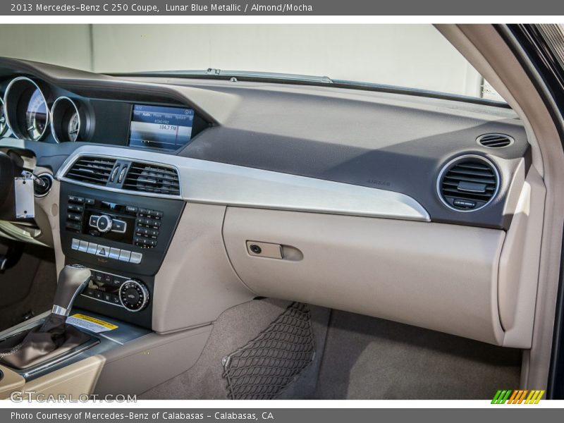 Lunar Blue Metallic / Almond/Mocha 2013 Mercedes-Benz C 250 Coupe