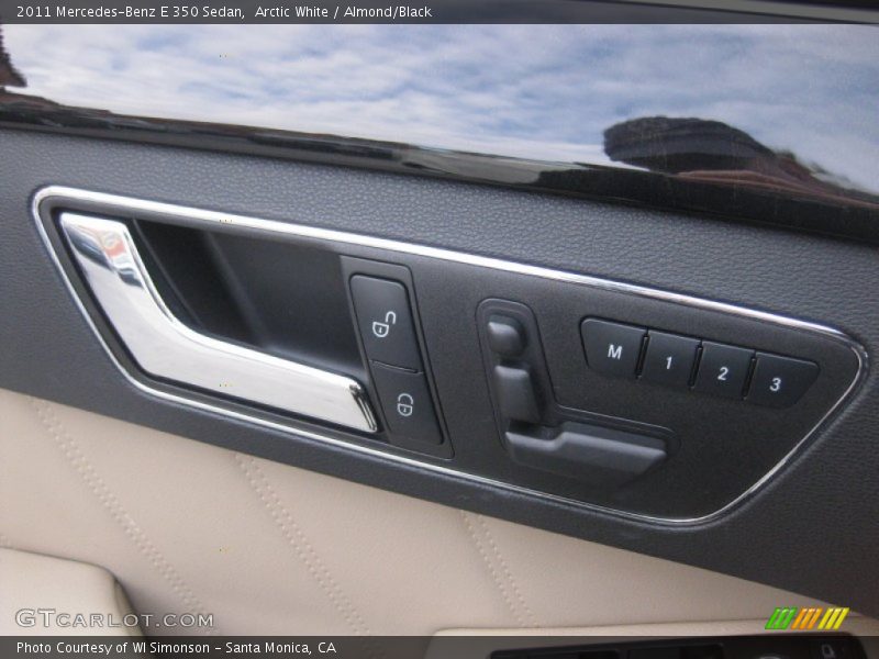 Arctic White / Almond/Black 2011 Mercedes-Benz E 350 Sedan