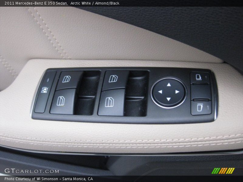 Arctic White / Almond/Black 2011 Mercedes-Benz E 350 Sedan