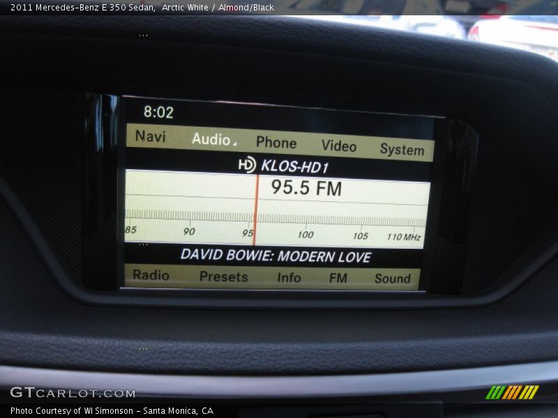 Arctic White / Almond/Black 2011 Mercedes-Benz E 350 Sedan