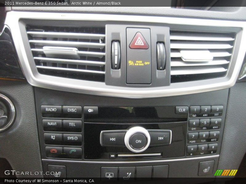 Arctic White / Almond/Black 2011 Mercedes-Benz E 350 Sedan