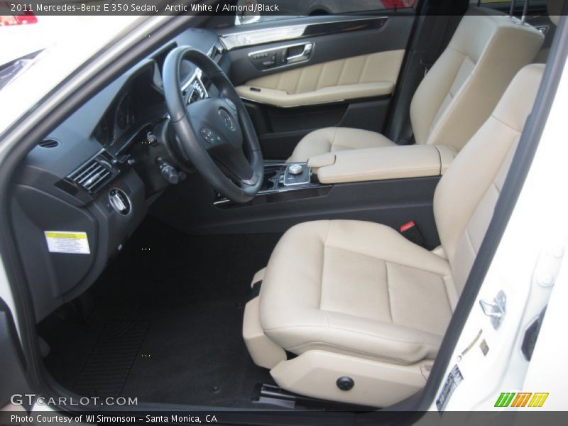 Arctic White / Almond/Black 2011 Mercedes-Benz E 350 Sedan