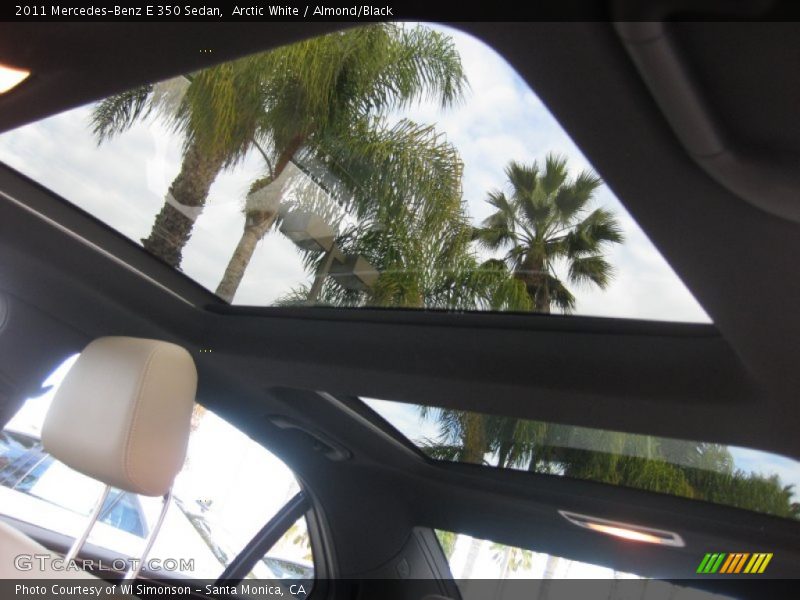 Arctic White / Almond/Black 2011 Mercedes-Benz E 350 Sedan