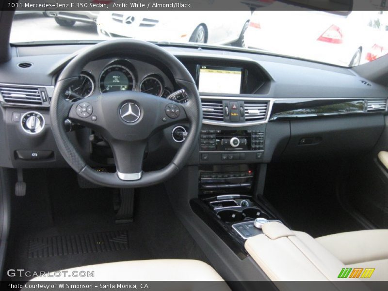 Arctic White / Almond/Black 2011 Mercedes-Benz E 350 Sedan