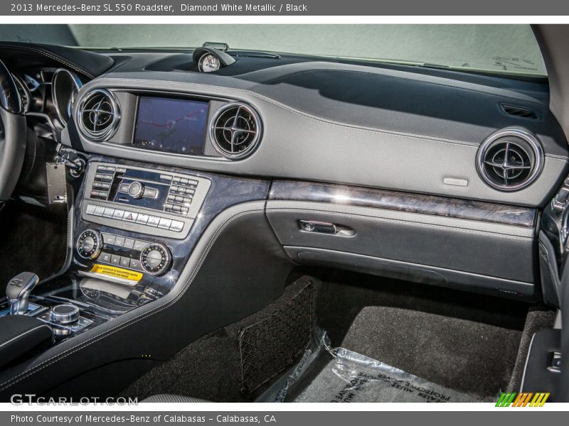 Diamond White Metallic / Black 2013 Mercedes-Benz SL 550 Roadster