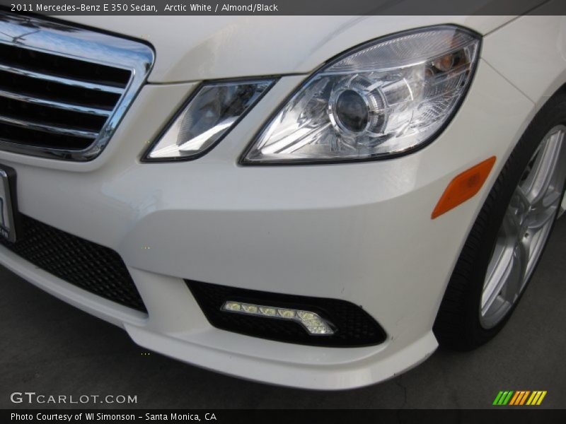 Arctic White / Almond/Black 2011 Mercedes-Benz E 350 Sedan