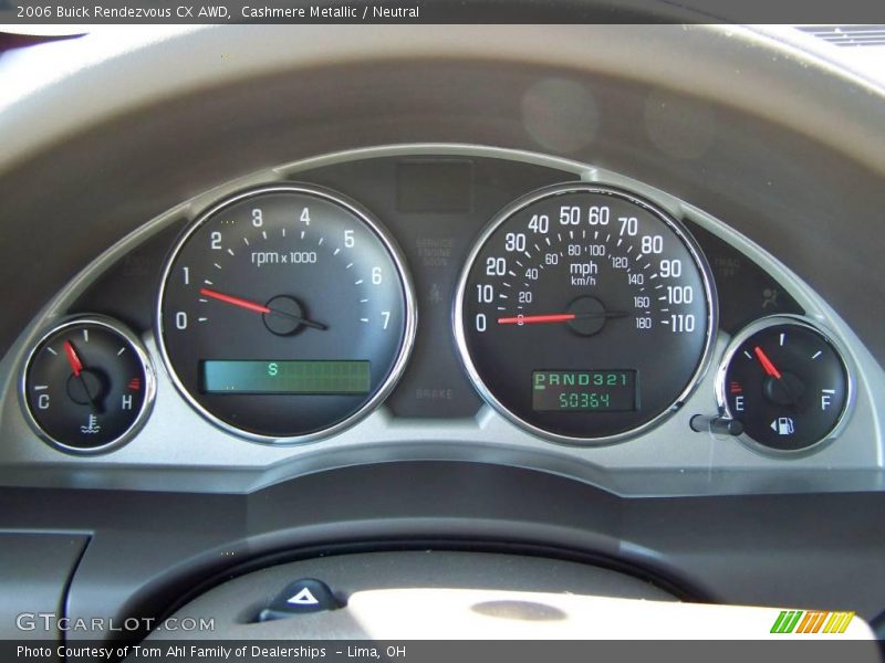 Cashmere Metallic / Neutral 2006 Buick Rendezvous CX AWD