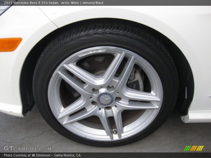 Arctic White / Almond/Black 2011 Mercedes-Benz E 350 Sedan
