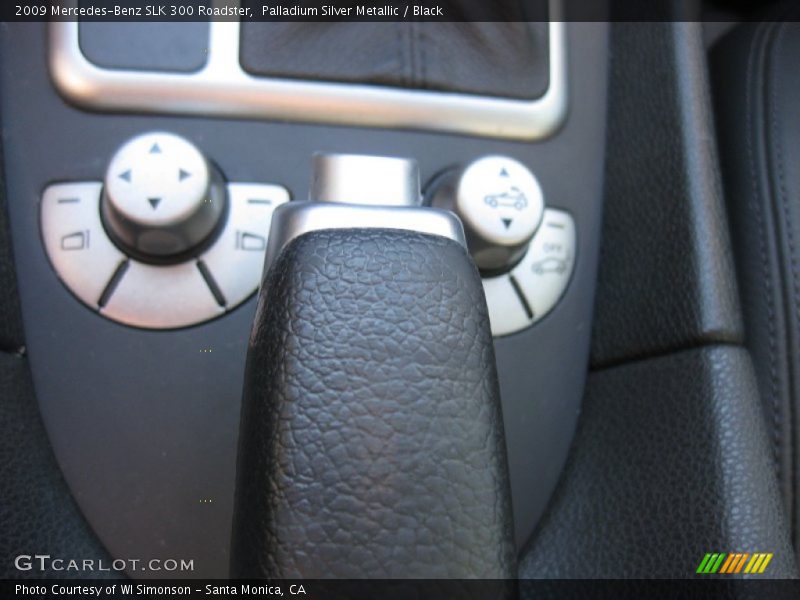 Palladium Silver Metallic / Black 2009 Mercedes-Benz SLK 300 Roadster