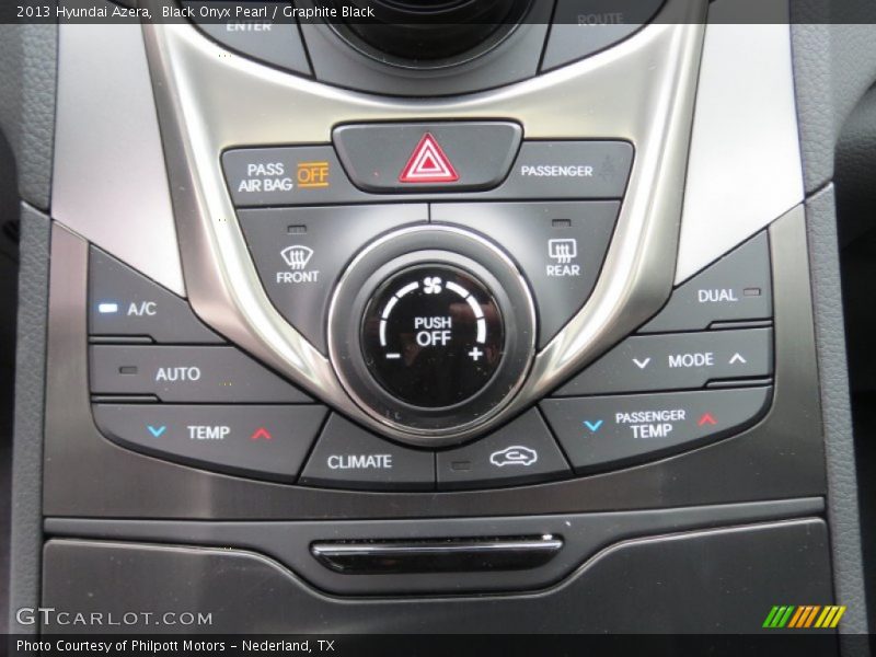 Black Onyx Pearl / Graphite Black 2013 Hyundai Azera