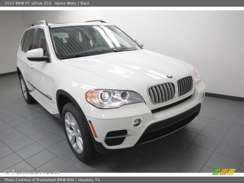 Alpine White / Black 2013 BMW X5 xDrive 35d