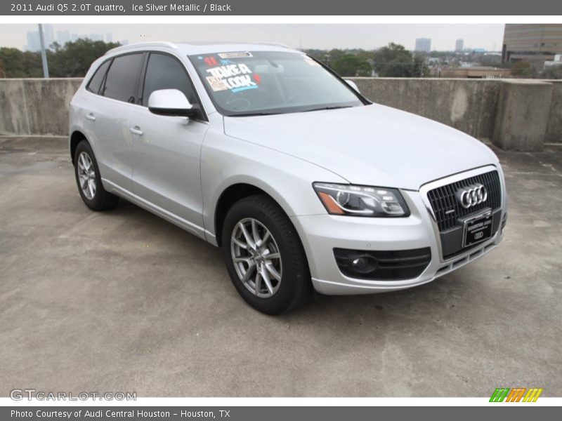 Ice Silver Metallic / Black 2011 Audi Q5 2.0T quattro
