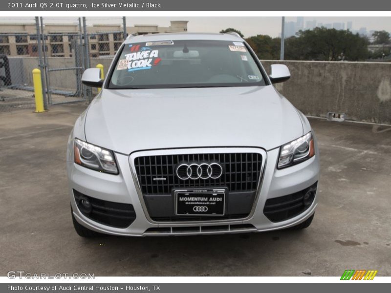 Ice Silver Metallic / Black 2011 Audi Q5 2.0T quattro