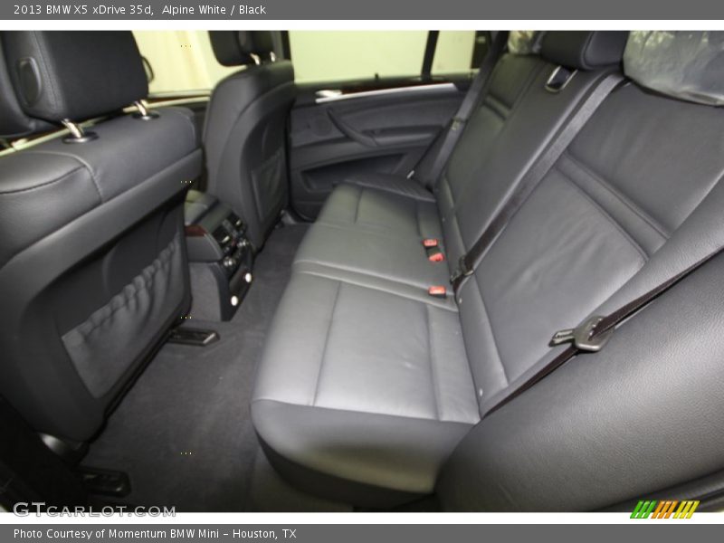 Rear Seat of 2013 X5 xDrive 35d