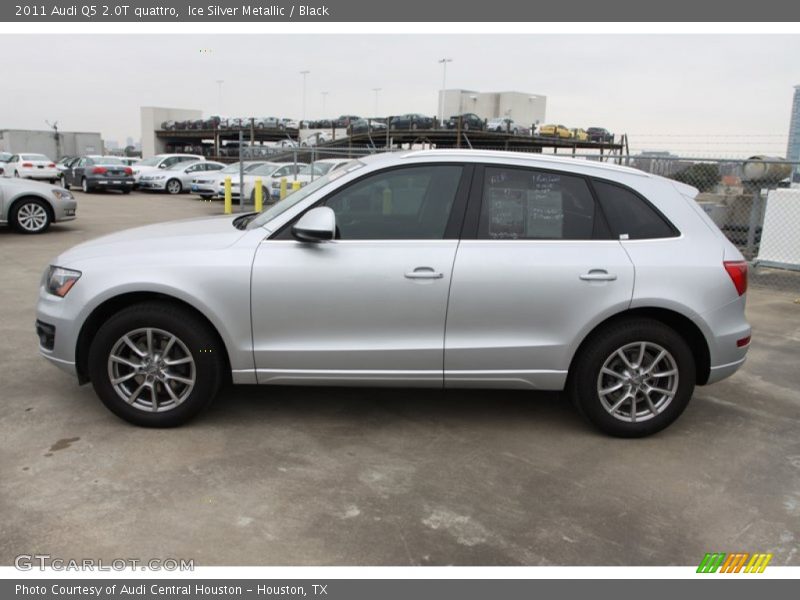 Ice Silver Metallic / Black 2011 Audi Q5 2.0T quattro