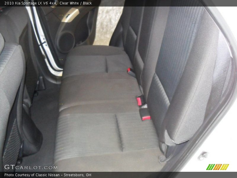 Clear White / Black 2010 Kia Sportage LX V6 4x4