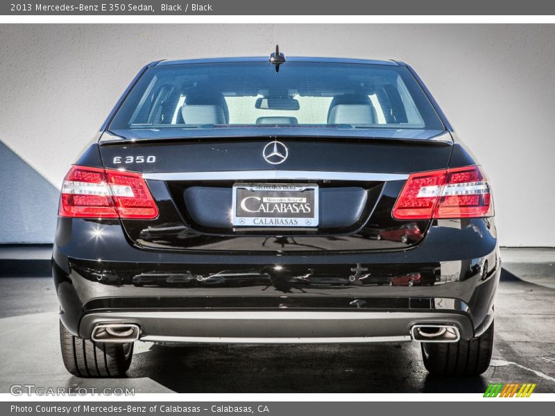 Black / Black 2013 Mercedes-Benz E 350 Sedan