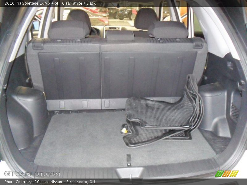 Clear White / Black 2010 Kia Sportage LX V6 4x4