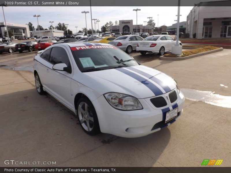 Summit White / Ebony 2009 Pontiac G5 GT