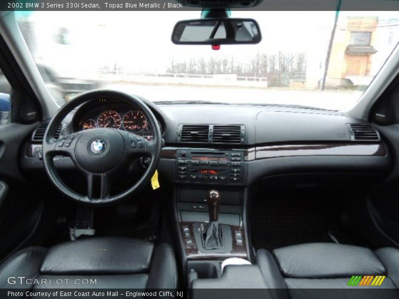 Topaz Blue Metallic / Black 2002 BMW 3 Series 330i Sedan