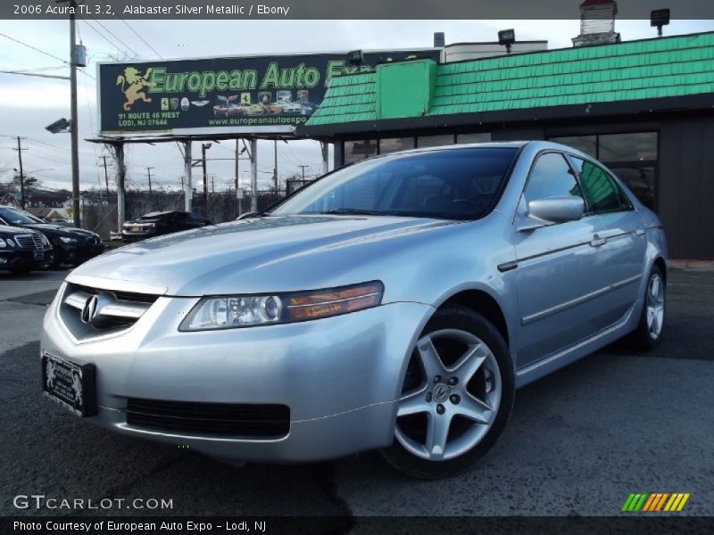 Alabaster Silver Metallic / Ebony 2006 Acura TL 3.2