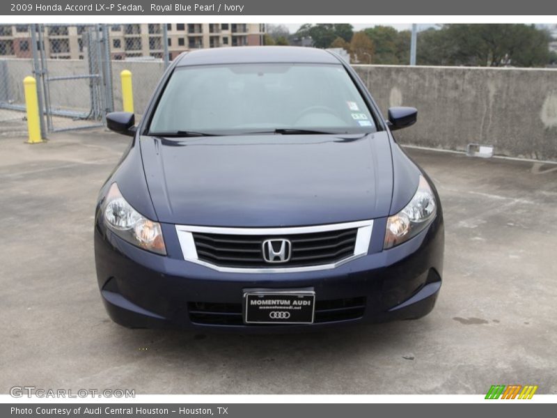 Royal Blue Pearl / Ivory 2009 Honda Accord LX-P Sedan