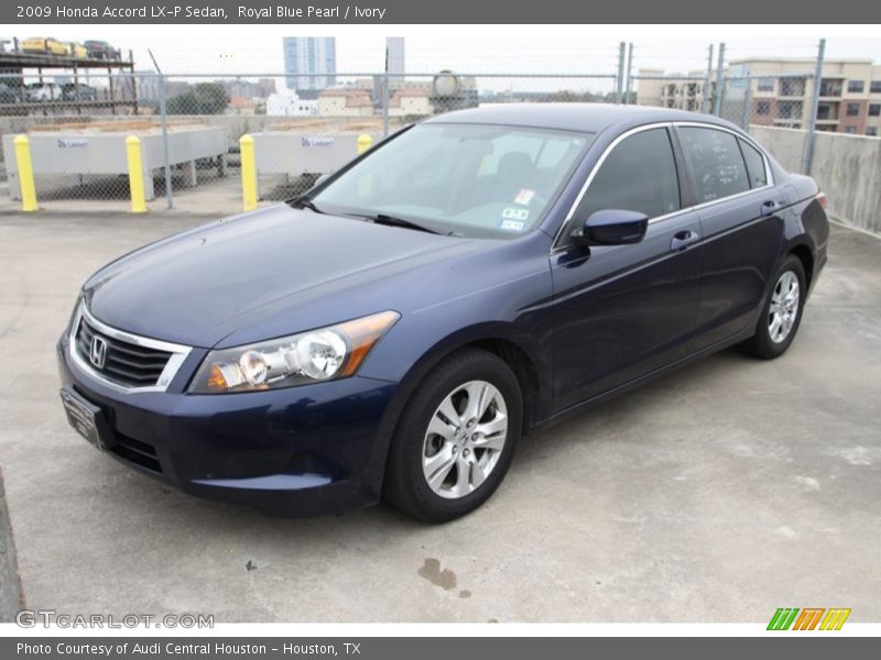 Royal Blue Pearl / Ivory 2009 Honda Accord LX-P Sedan
