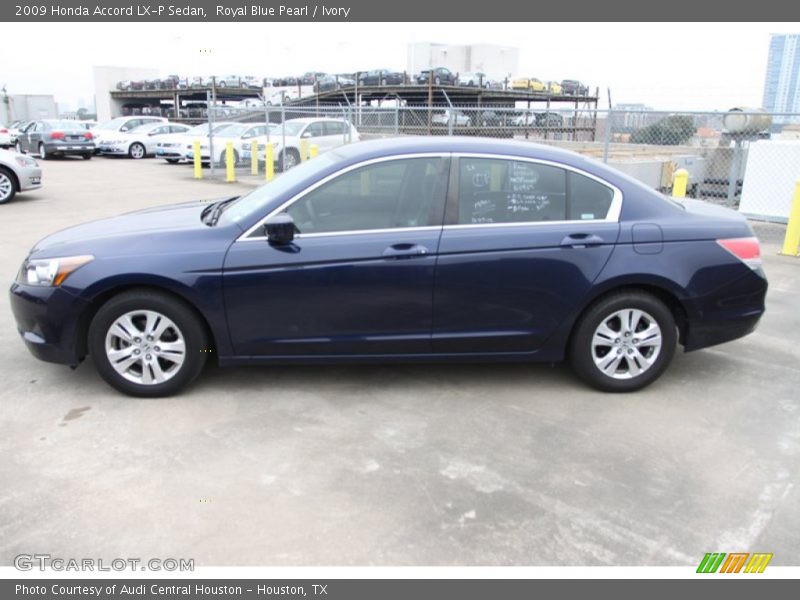 Royal Blue Pearl / Ivory 2009 Honda Accord LX-P Sedan