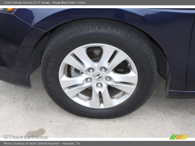 Royal Blue Pearl / Ivory 2009 Honda Accord LX-P Sedan