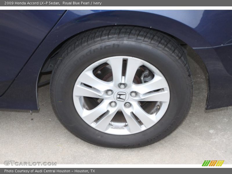 Royal Blue Pearl / Ivory 2009 Honda Accord LX-P Sedan