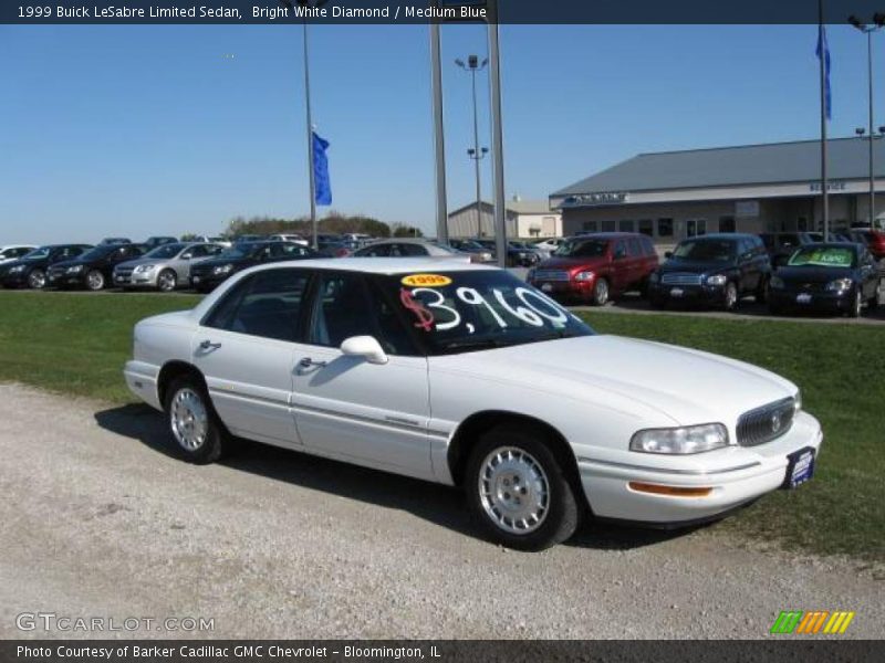 Bright White Diamond / Medium Blue 1999 Buick LeSabre Limited Sedan