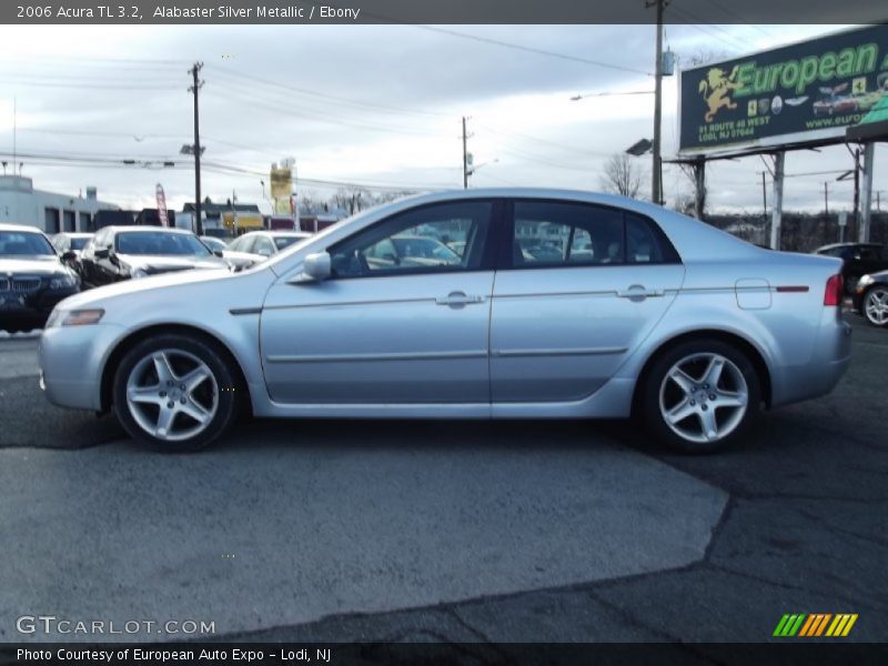 Alabaster Silver Metallic / Ebony 2006 Acura TL 3.2