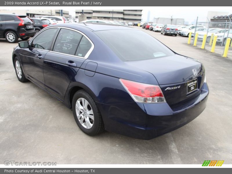 Royal Blue Pearl / Ivory 2009 Honda Accord LX-P Sedan