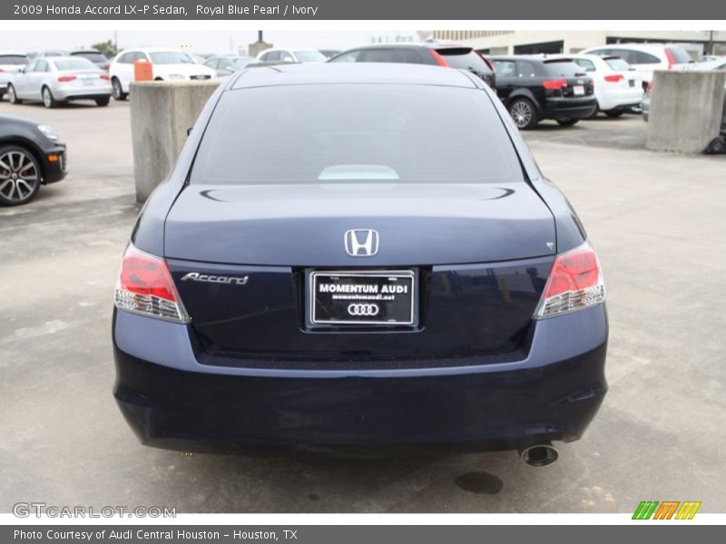 Royal Blue Pearl / Ivory 2009 Honda Accord LX-P Sedan