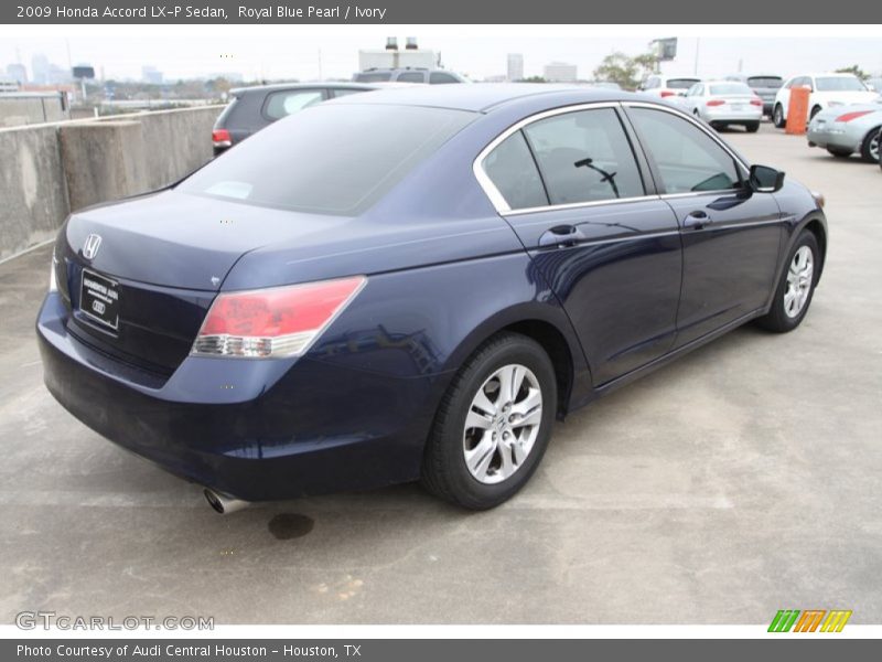 Royal Blue Pearl / Ivory 2009 Honda Accord LX-P Sedan